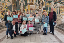 Добрич - връчване на сертификати на украински граждани