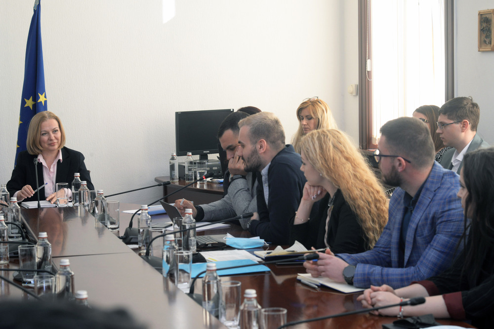 Министерство на правосъдието – Надежда Йорданова – студенти – среща