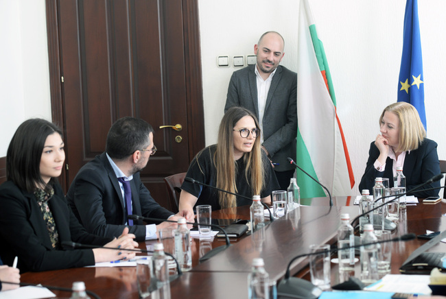 Министерство на правосъдието – Надежда Йорданова – студенти – среща 