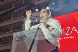 Гърция - площад „Синтагма" - митинг - Алексис Ципрас