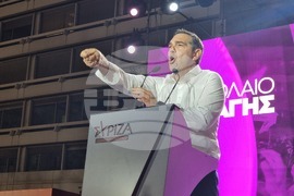 Гърция - площад „Синтагма" - митинг - Алексис Ципрас