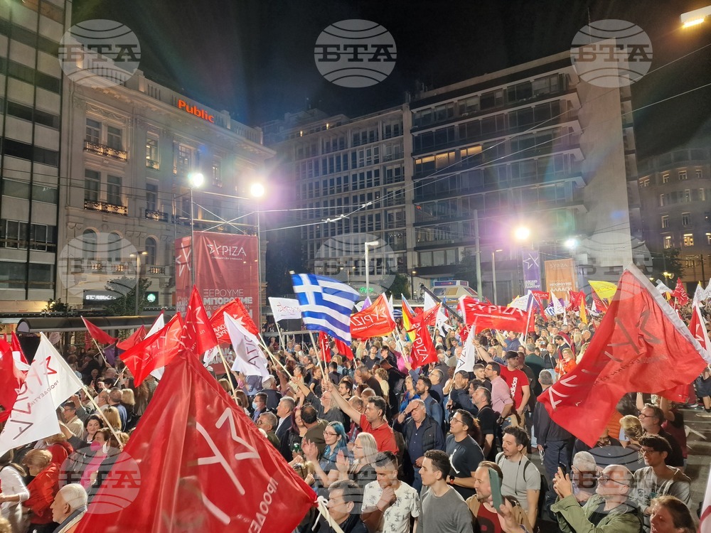 Гърция - площад „Синтагма" - митинг