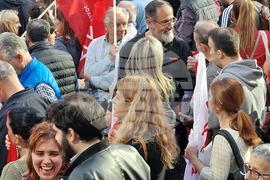 Гърция - площад „Синтагма" - митинг