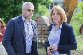 Първа копка -  Йорданка Фандъкова - нова детска градина