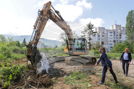 Първа копка -  Йорданка Фандъкова - нова детска градина