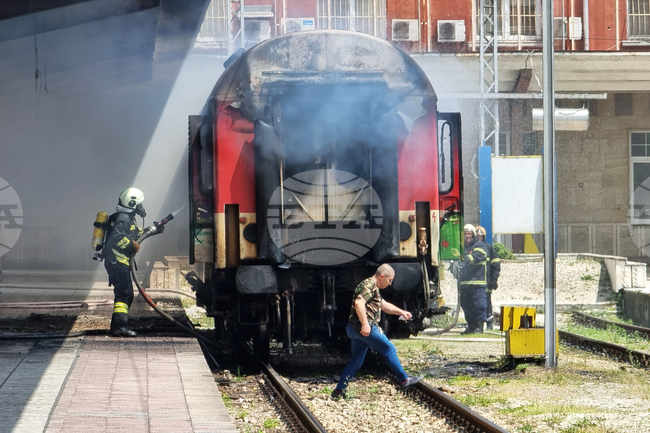 Варна - пожар - вагон