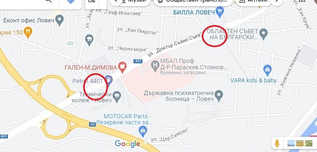 Община Ловеч: Въвежда се временна организация на движението по улицата към болницата в Ловеч