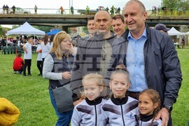 Ямбол - Румен Радев -„Спортувай с президента“ - инициатива