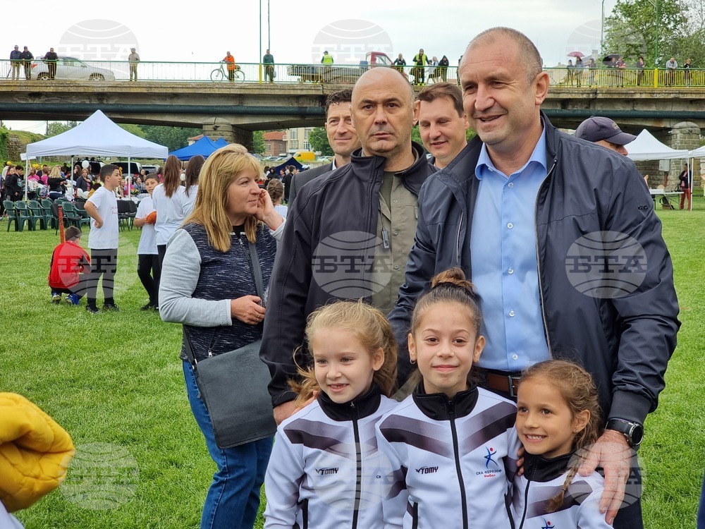 Ямбол - Румен Радев -„Спортувай с президента“ - инициатива