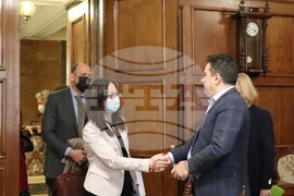 Асен Василев - среща - делегация на Световната банка