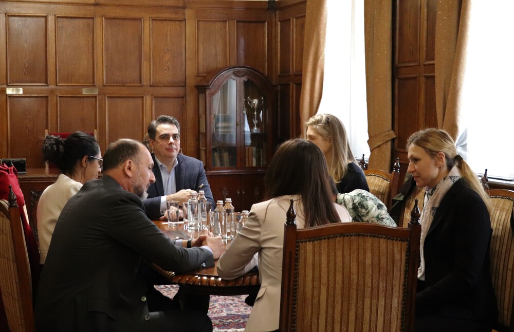 Асен Василев - среща - делегация на Световната банка