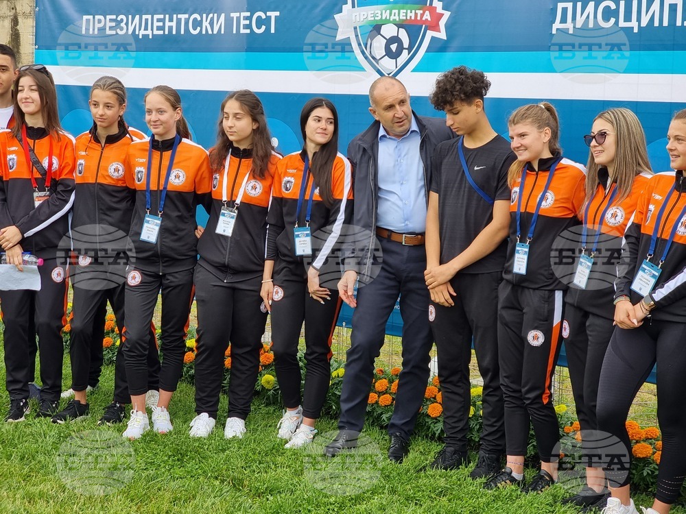 Ямбол - Румен Радев -„Спортувай с президента“ - инициатива