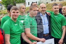 Ямбол - Румен Радев -„Спортувай с президента“ - инициатива