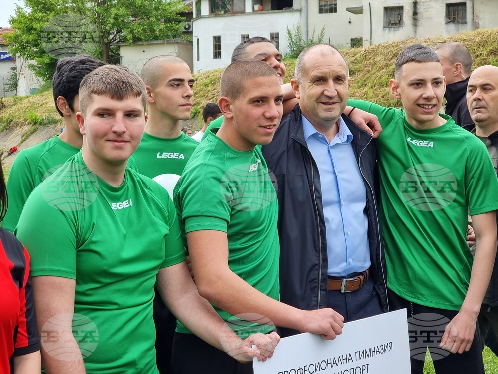 Ямбол - Румен Радев -„Спортувай с президента“ - инициатива