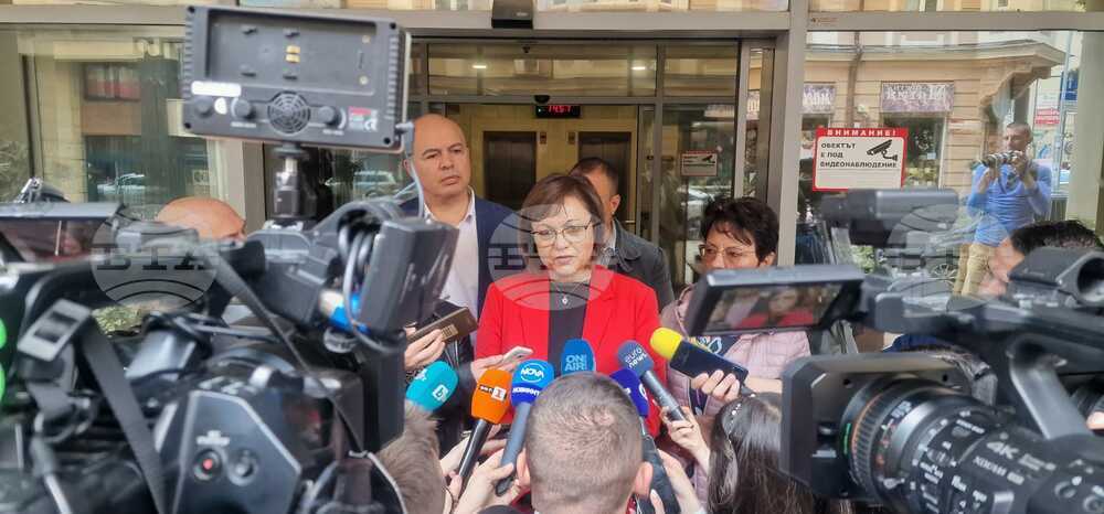 Корнелия Нинова: Няма да подкрепим първия мандат, ще участваме в разговори за втория и третия
