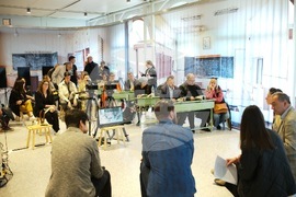 Италия - Венецианско архитектурно биенале 2023 - видеомост - дискусия