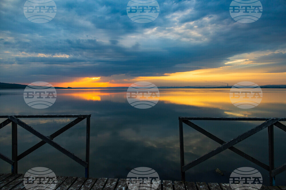 Бургас - Бургаско езеро - залез - природа