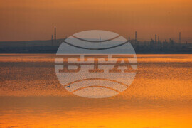 Бургас - Бургаско езеро - залез - природа