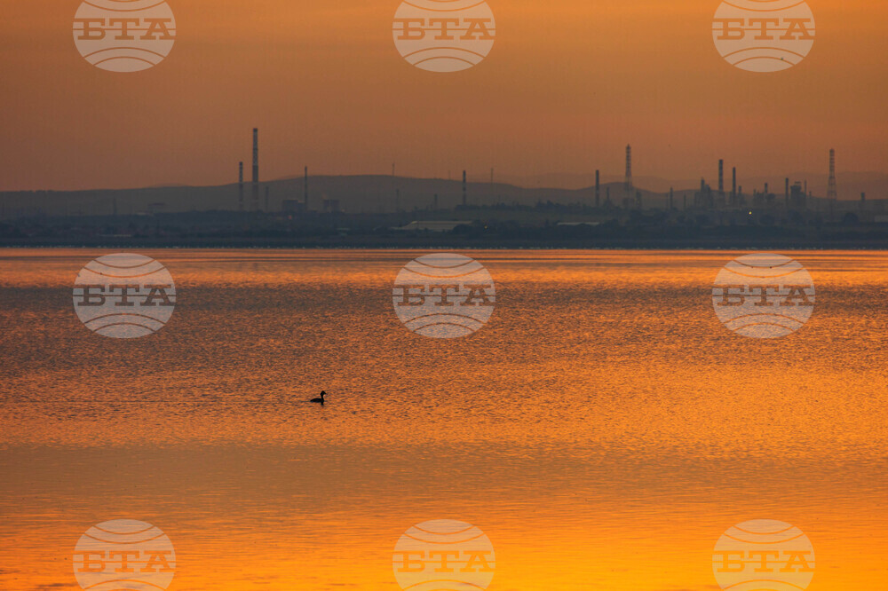 Бургас - Бургаско езеро - залез - природа