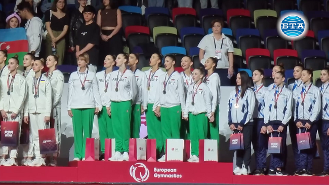 Ансамбълът и Боряна Калейн взеха титлите в многобоя, България е номер едно отборно в Баку