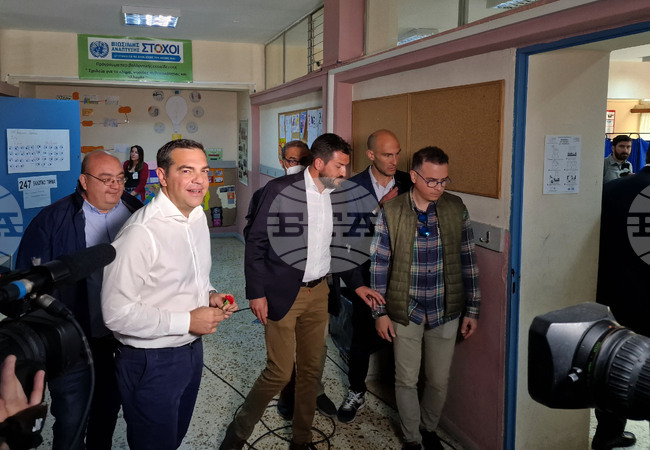 Гърция - парламентарни избори - Алексис Ципрас - гласуване
