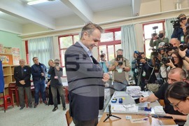 Гърция - парламентарни избори - Кириакос Мицотакис - гласуване