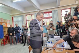 Гърция - парламентарни избори - Кириакос Мицотакис - гласуване