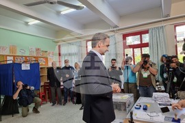 Гърция - парламентарни избори - Кириакос Мицотакис - гласуване