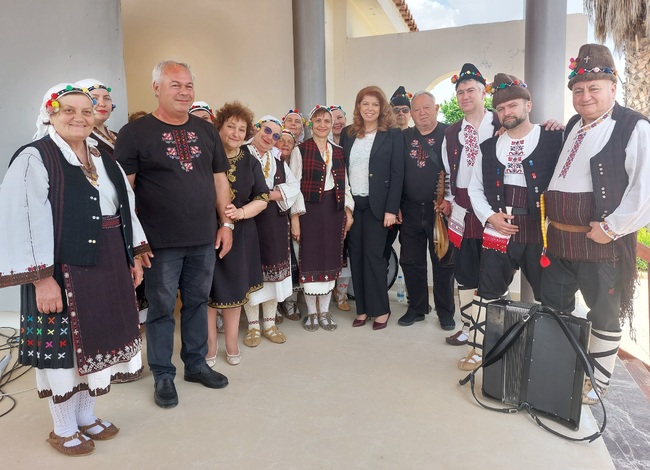 Вицепрезидентът Йотова беше гост на Съюза на българите в Кипър по повод 24 май