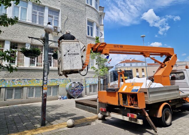 Бургас - ремонтни дейности