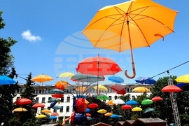 Градска градина - цветни чадъри