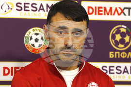 Футбол - Лудогорец - ЦСКА 1948 - треньори - пресконференция - Тодор Янчев