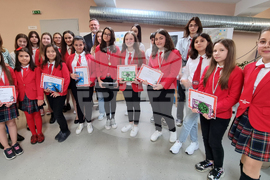 Шумен - училище - Коперник - посланик на Полша - посещение