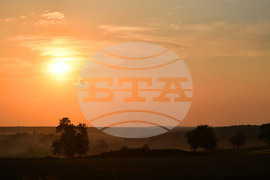 Разград - залез