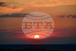 Разград - залез