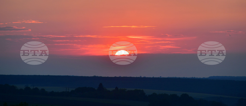 Разград - залез