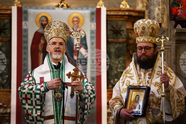 Италия - Базилика „Сан Клементе” - литургия