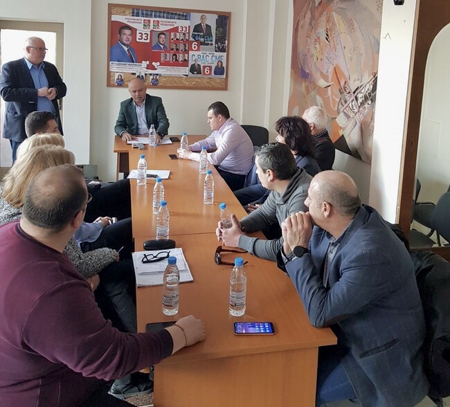 Георги Свиленски се срещна с БСП в Хасковска област