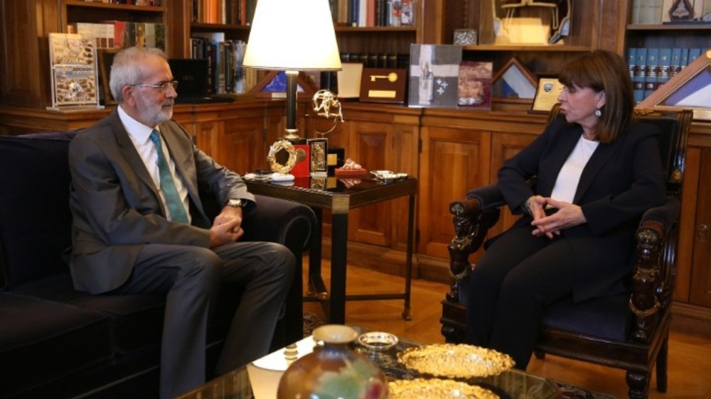 President Sakellaropoulou Tasks Court of Audit President Sarmas with Forming Caretaker Cabinet