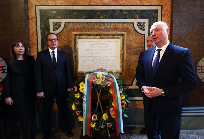 Италия - Росен Желязков - базилика "Санта Мария Маджоре" - посещение