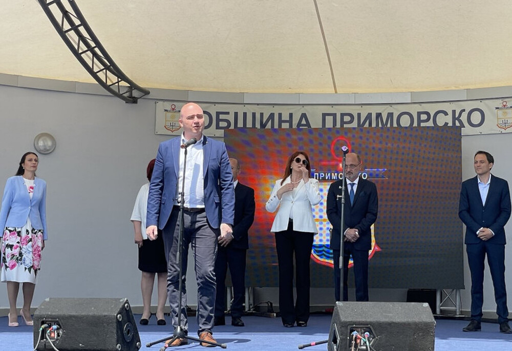 Министър Димитров даде старт на Летен сезон 2023 в Приморско и участва в церемонията по откриването на Филиал на Спешна помощ в града