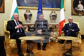 Италия - Росен Желязков - Лоренцо Фонтана - среща