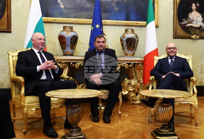 Италия - Росен Желязков - Лоренцо Фонтана - среща