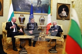 Италия - Росен Желязков - Лоренцо Фонтана - среща