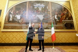 Италия - Росен Желязков - Лоренцо Фонтана - среща