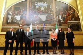 Италия - Росен Желязков - Лоренцо Фонтана - среща