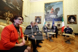 Италия - Росен Желязков - Лоренцо Фонтана - среща