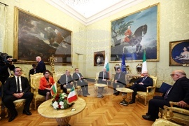 Италия - Росен Желязков - Лоренцо Фонтана - среща