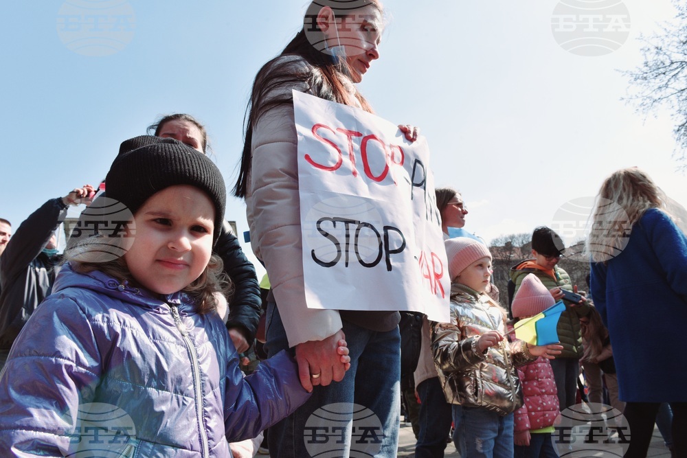 Варна – протест – войната в Украйна
