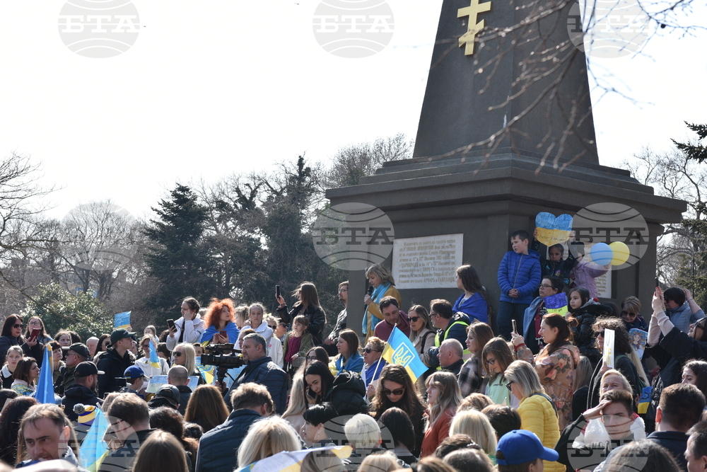 Варна – протест – войната в Украйна